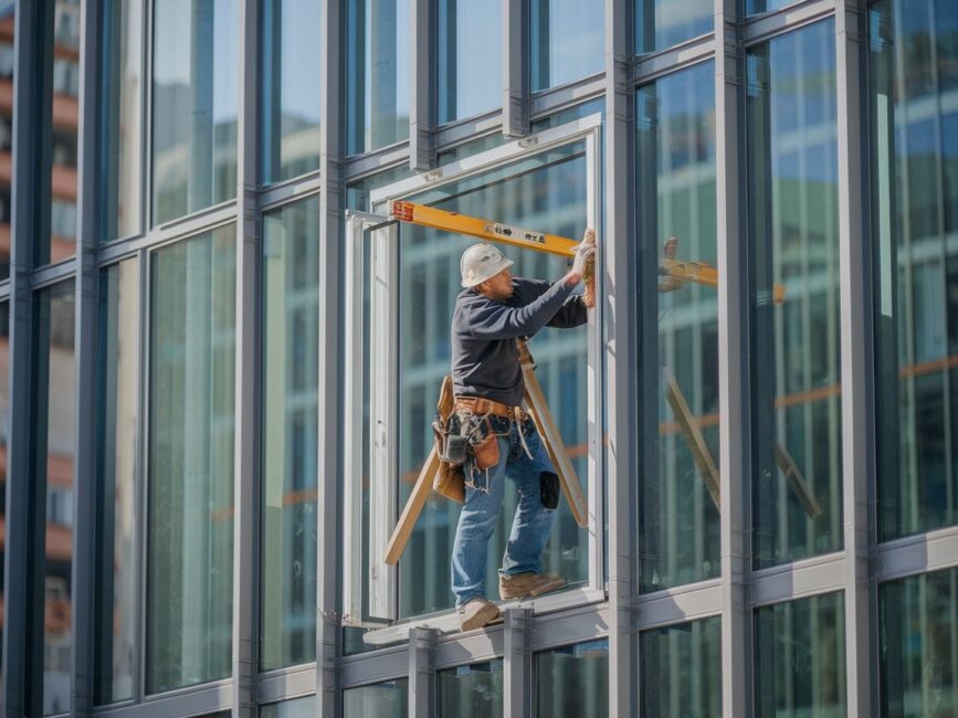 Precyzyjne dopasowanie obramówki okna na fasadzie